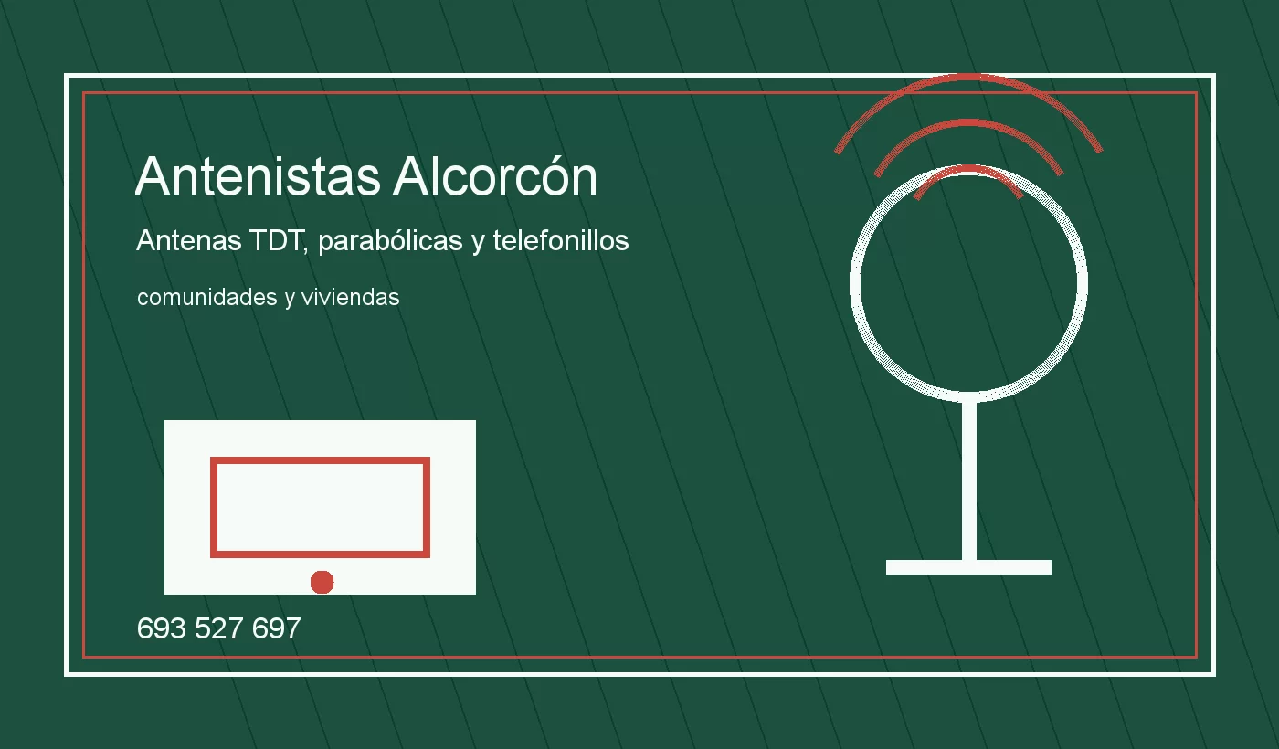 Antenistas Alcorcón reparando antenas y telefonillos